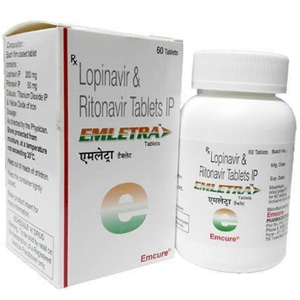 에믈레트라 ( 로피나비어 + 리토나비르 Lopinavir + Ritonavir 200mg + 50mg )