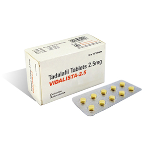비달리스타 2.5 ( 타다라필 Tadalafil 2.5mg )