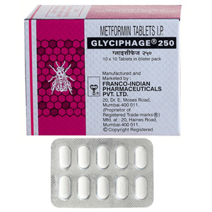 글리시파지 250  (메트포르민 Metformin Hydrochloride 250mg)