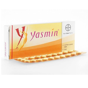 야스민 ( 드로스피레논 + 에치닐에스트라디올 Drospirenone + Ethinyl Estradiol 3mg 0.03mg )