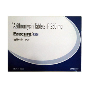 이지큐어 – 250 ( 아지트로마이신 Azithromycin 250mg )