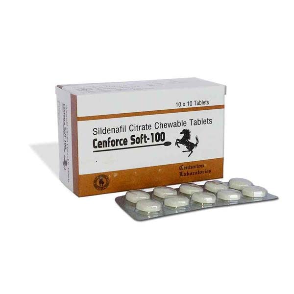 센포스 소프트 100 (구연산 실데나필 Sildenafil Citrate 100mg)