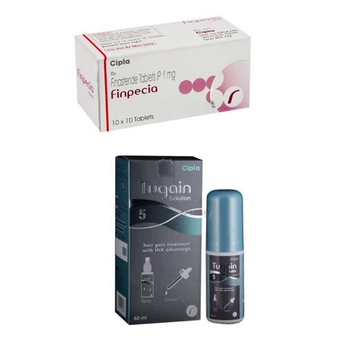 핀페시아 450정 + 투게인 5% 3개(피나스테리드 Finasteride 1mg + 미녹시딜 Minoxidill 5%)