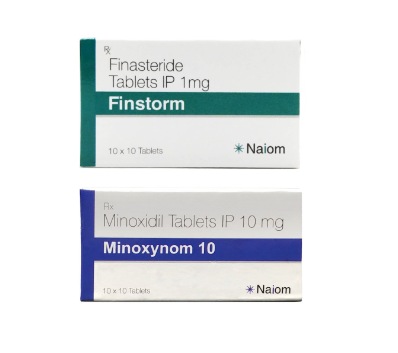 핀스톰 + 미녹시놈 10 (피나스테리드 Finasteride 1mg + 미녹시딜 Minoxidil 10mg)