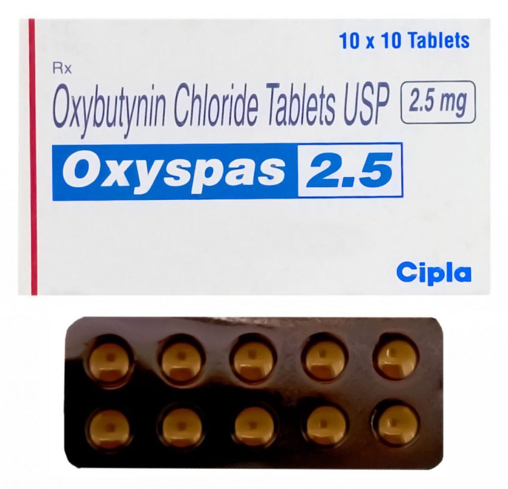 옥시파스 2.5 ( Oxybutynin 옥시부틴 2.5mg )