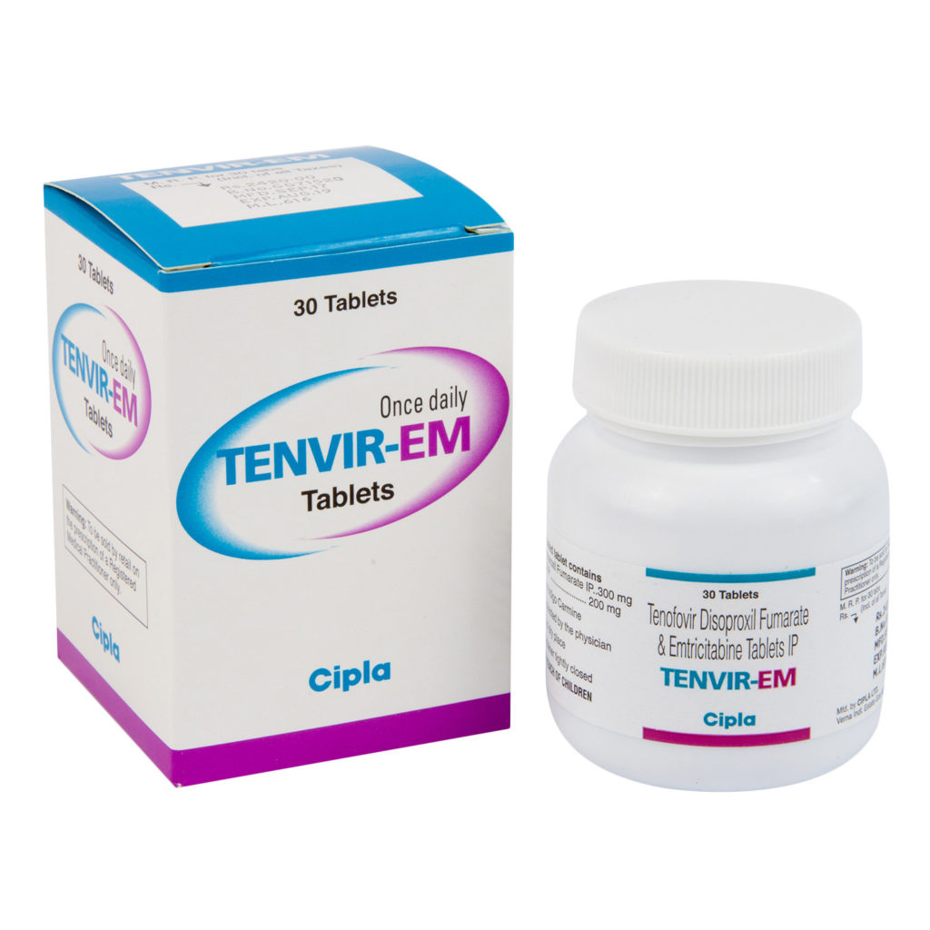 텐비르 - EM ( Tenofovir disoproxil fumarate + Emtricitabine 테노포비르 + 엠트리시타빈 300mg 200mg )