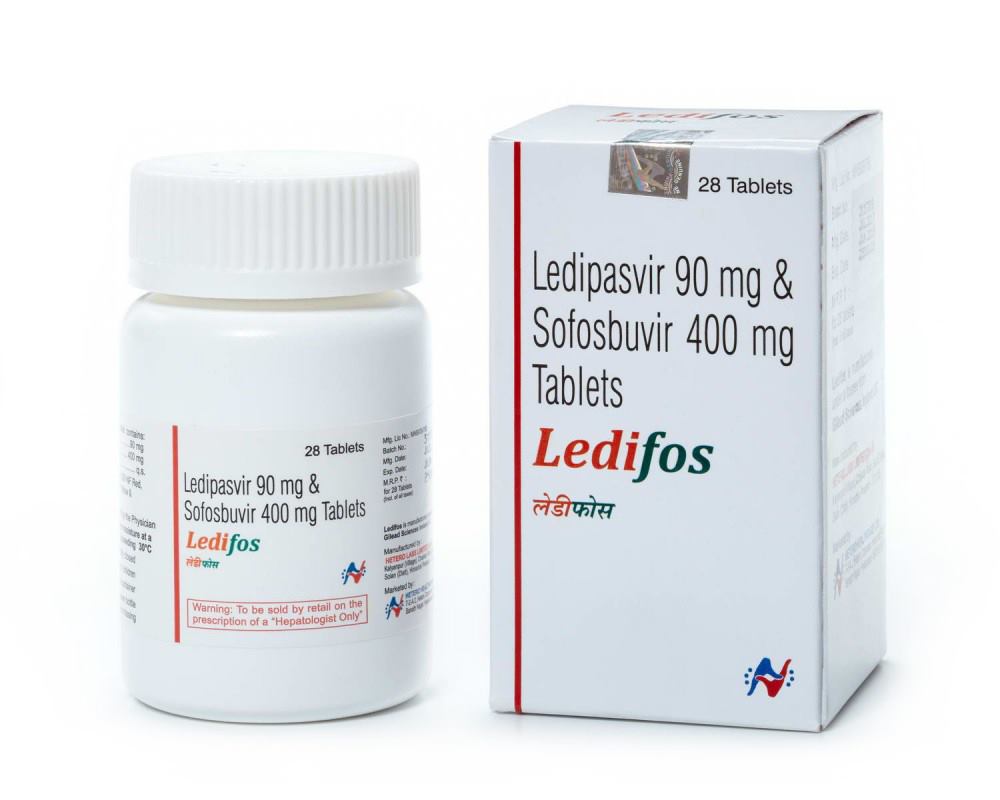 레디포스 (소포스부비르 Sofosbuvir 400mg + 레디파스비르 Ledipasvir 90mg)