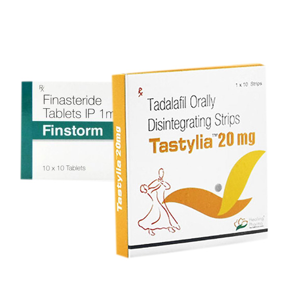 핀스톰 + 타스틸리아 20 ( 피나스테리드 Finasteride 1mg ) + ( 타다라필 tadalafill 20mg )