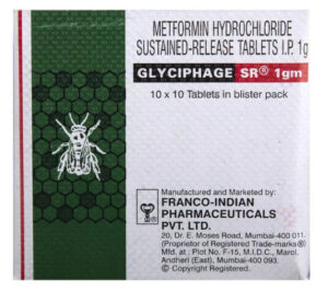 글리시파지 SR 1000mg (메트포르민 Metformin Hydrochloride 1000mg)