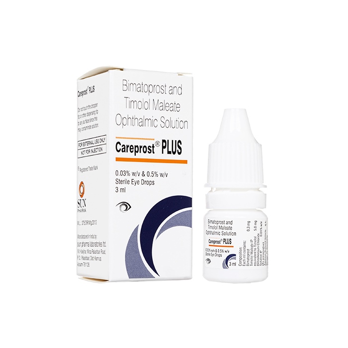 케어프로스트 플러스 ( 비마토프로스트 티몰롤말레산염 Bimatoprost Timolol Maleate 0.03% 0.5% w/v )