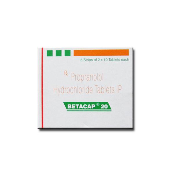 베타캡 20 ( 프로프라놀롤 Propranolol 20mg )
