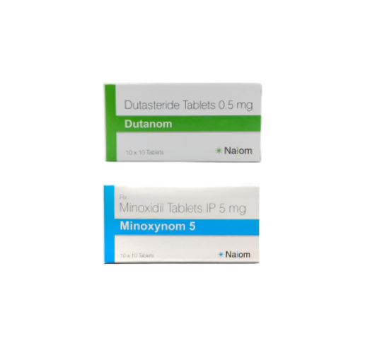 두타놈 + 미녹시놈 5 (두타스테리드 Dutasteride 0.5mg + 미녹시딜 Minoxidil 10mg)