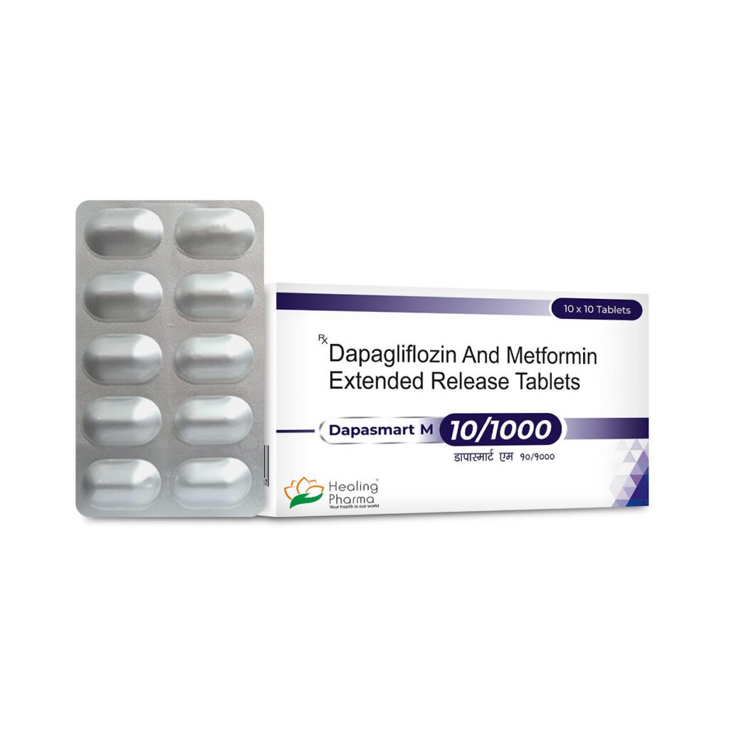 다파스마트 M 10/1000 (다파글리플로진 Dapagliflozin 10mg + 메트포르민 Metformin 1000mg)